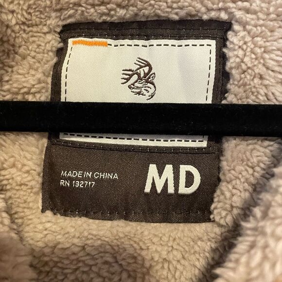 Legendary Whitetails Men’s Sherpa Flannel Hooded Autumn Colors Jacket M - Picture 9 of 16